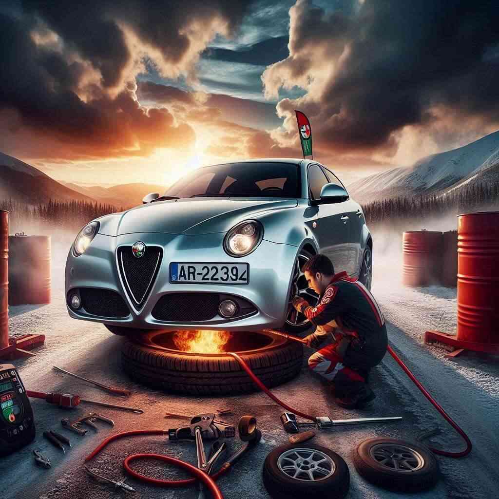 Alfa Romeo MiTo lastik basinci