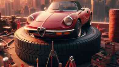 Alfa Romeo Spider lastik basinci