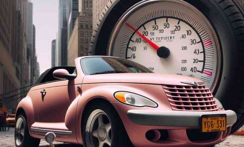 Chrysler PT Cruiser Cabrio lastik basıncı