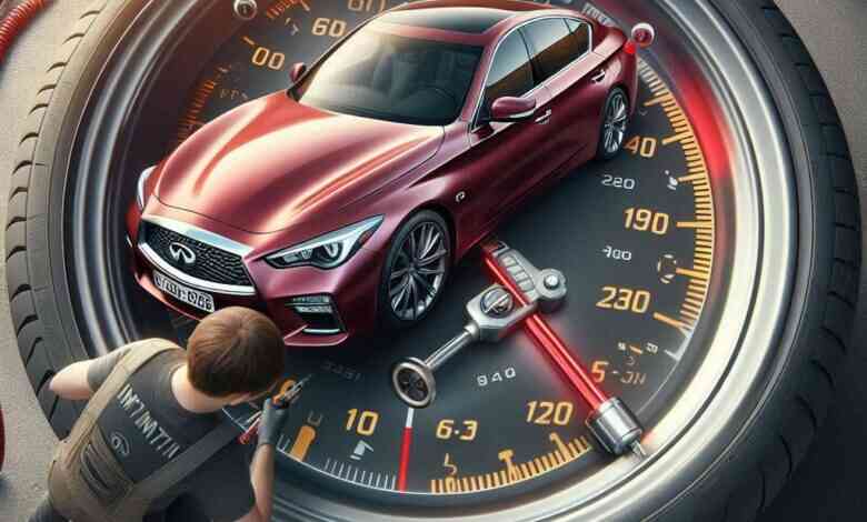 Infiniti Q50 lastik basıncı