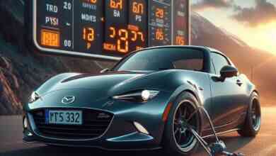 Mazda MX 5 lastik hava basıncı