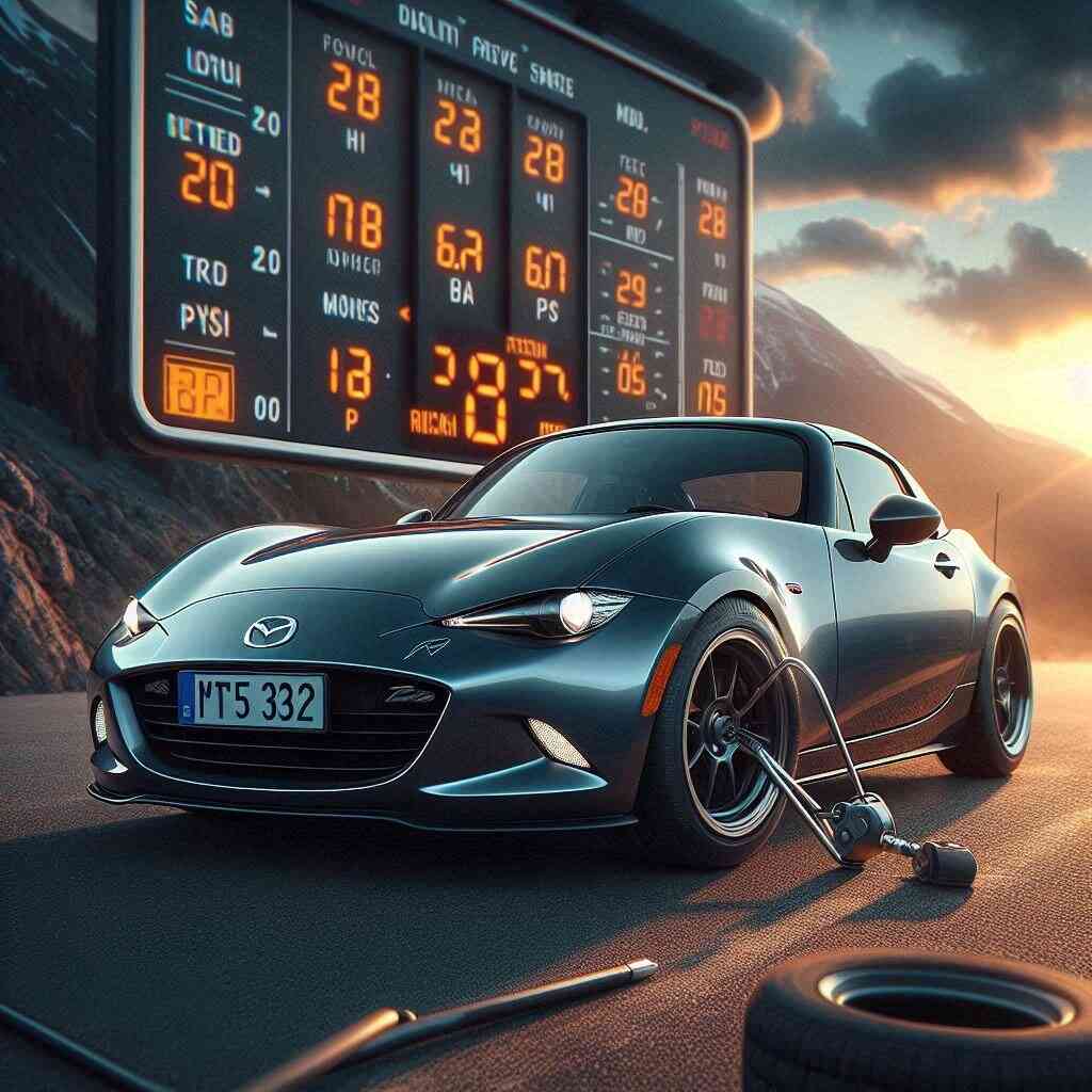 Mazda MX 5 lastik hava basıncı