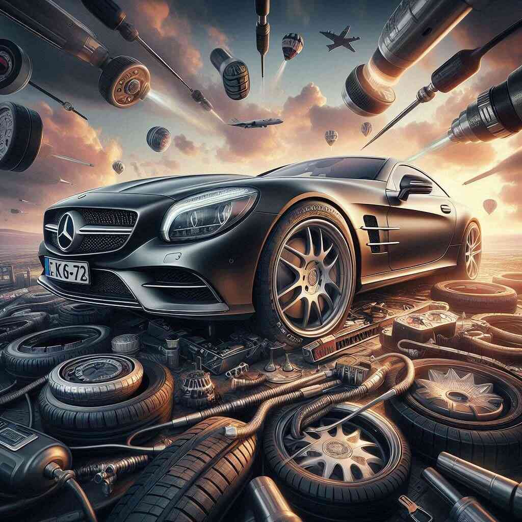 Mercedes Benz SL lastik basinci