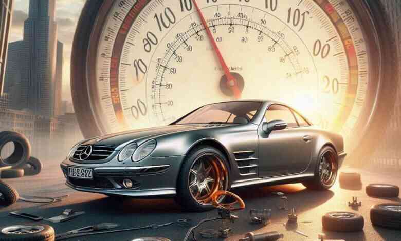 Mercedes Benz SL lastik hava basıncı