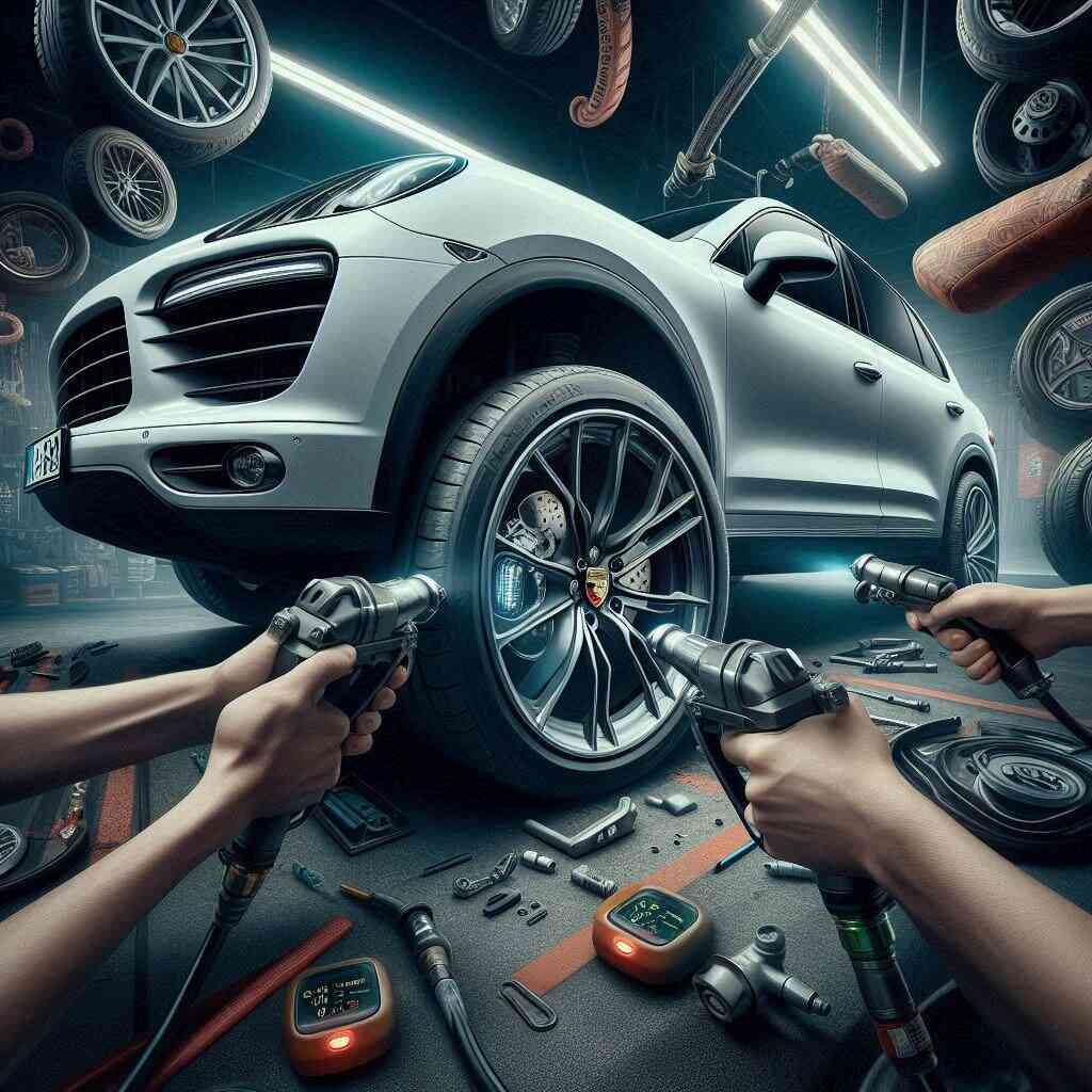 Porsche Cayenne lasti basinci