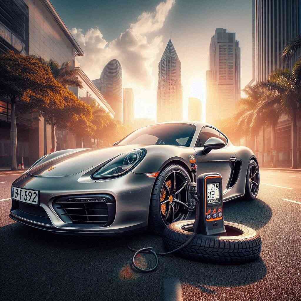 Porsche Cayman lastik hava basıncı