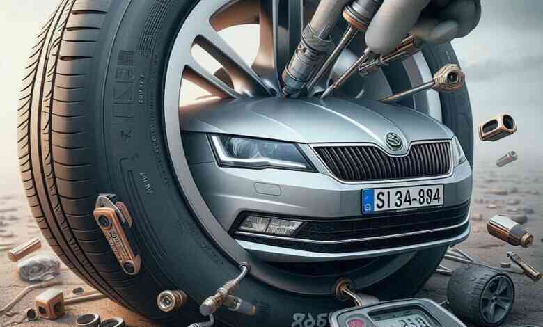 Skoda Rapid Spaceback lastik basıncı