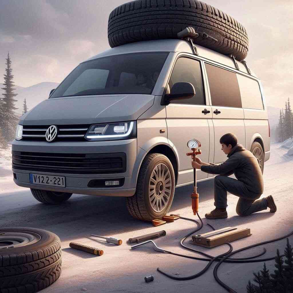 Volkswagen Transporter T6 lastik basıncı