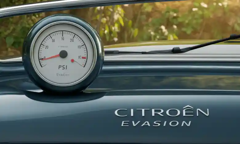 Citroen Evasion lastik basıncı