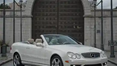 Mercedes Benz CLK Cabrio lastik basıncı