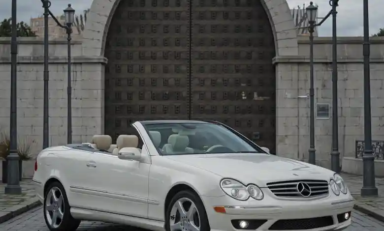 Mercedes Benz CLK Cabrio lastik basıncı