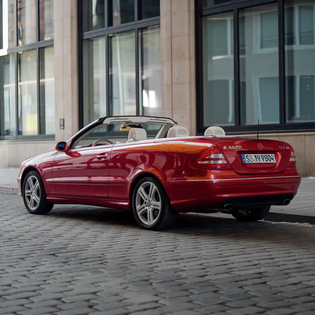 Mercedes Benz CLK Cabrio lastik hava basıncı