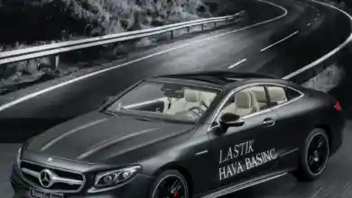 Mercedes Benz E Klasse Coupe lastik basıncı