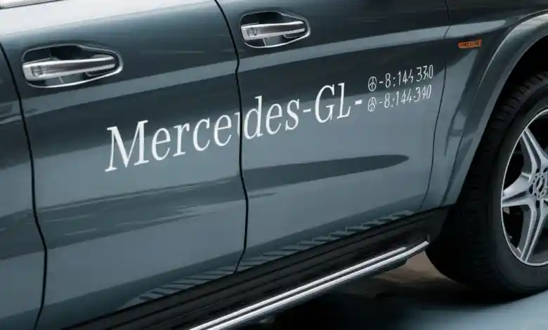 Mercedes Benz GL Klasse lastik hava basıncı