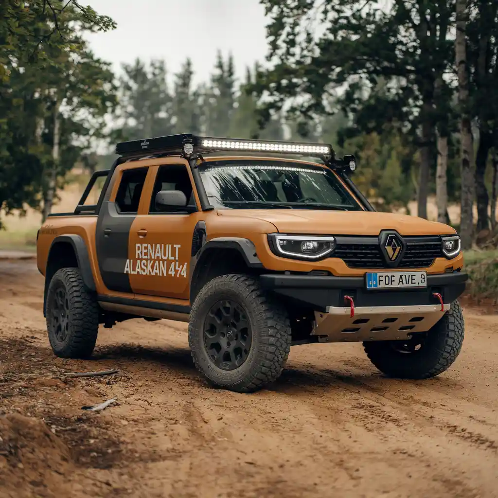 Renault Alaskan 4x4 lastik basıncı