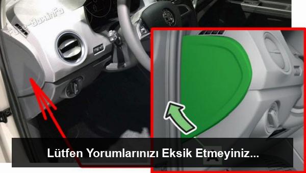 Gösterge panelindeki sigortaların konumu : Skoda CITIGOe iV (2019, 2020, 2021)