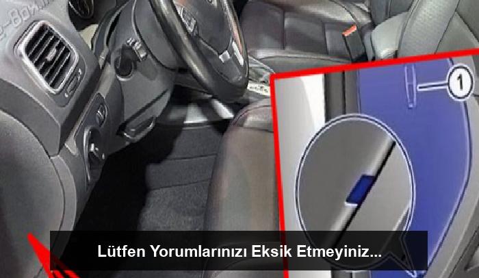 Yolcu bölmesindeki sigortaların konumu: Volkswagen Eos (2006-2011)