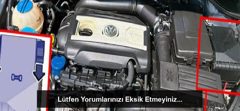 Motor bölmesindeki sigortaların konumu: Volkswagen Eos (2006-2011)