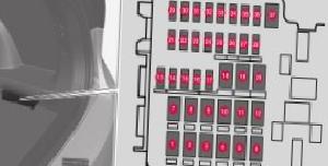 Volvo V60 - fuse and relay location and diagram - cargo compartment